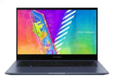 Ноутбук ASUS VivoBook Flip 14 (TP1401KA-BZ063) / Pentium Sliver N6000 / 8GB / SSD 256GB / Touch HD 14", синий