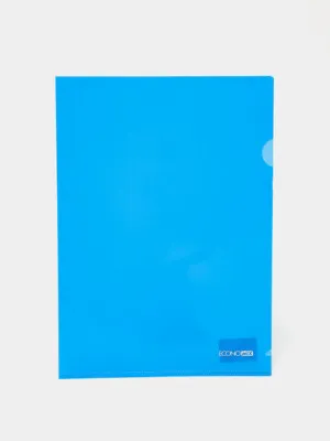 Папка-уголок Econo Mix, пластиковая, А4, синяя