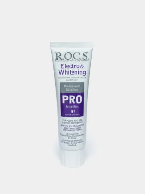 Зубная паста R.O.C.S. Pro Electro & Whitening Mild Mint, 135 г