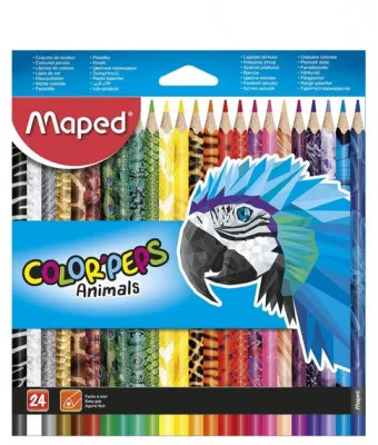 Цветные карандаши Color Peps Animals Maped