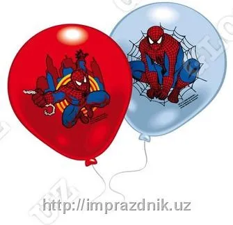Латексные шары 12"Spiderman"