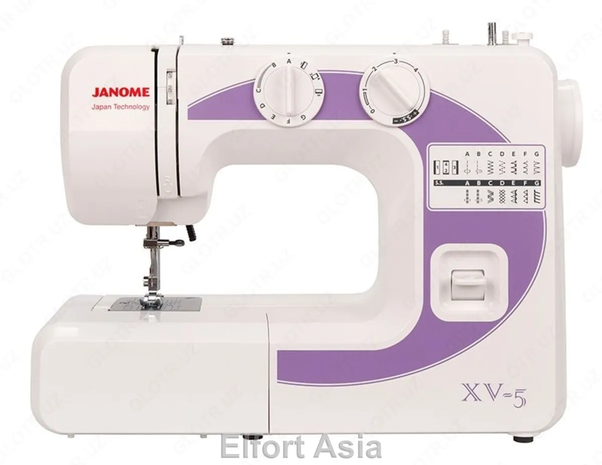 Электромеханическая швейная машина Janome XV-5#1