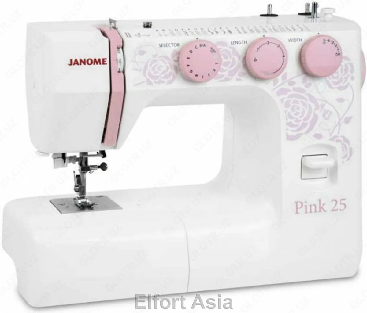 Электромеханическая швейная машина Janome Pink 25#1