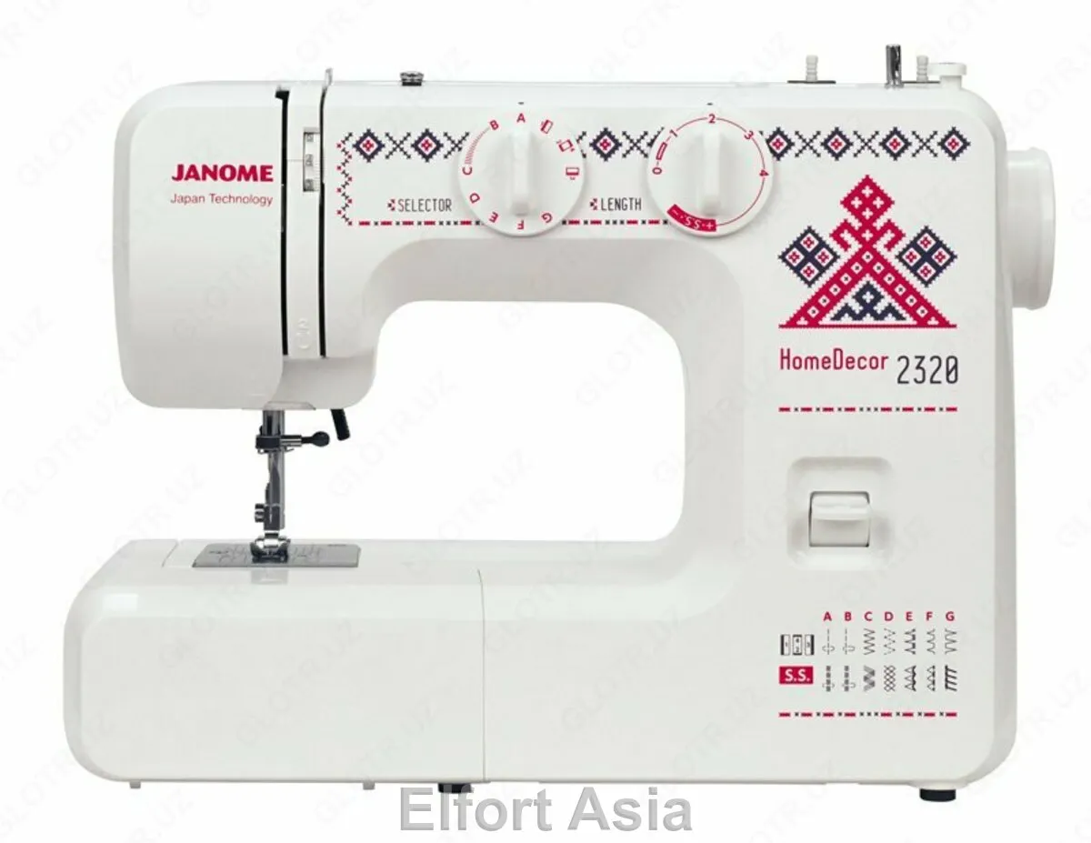 Электромеханическая швейная машина серии Janome Home Decor 2320#1