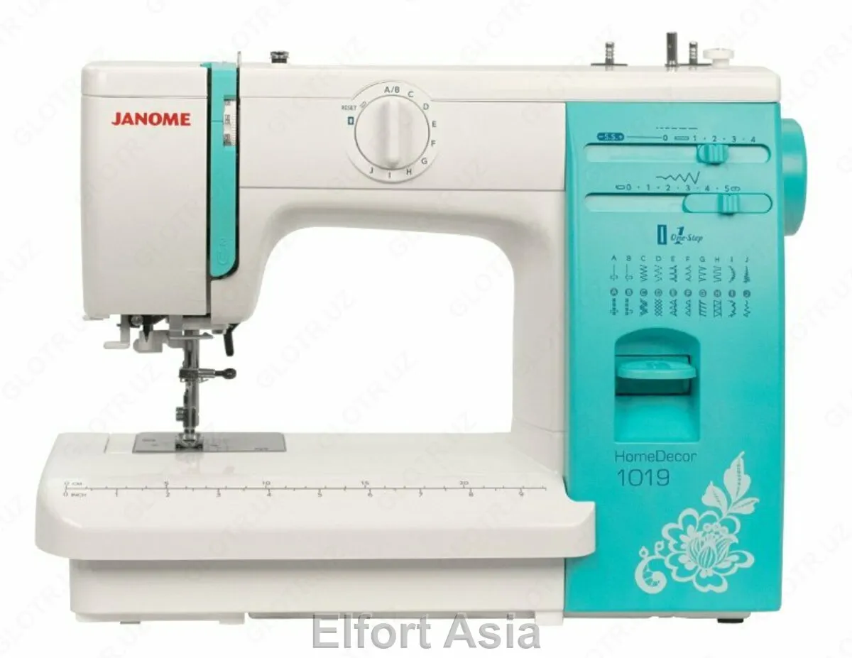 Janome HomeDecor 1019 — это электромеханическая швейная машина#1