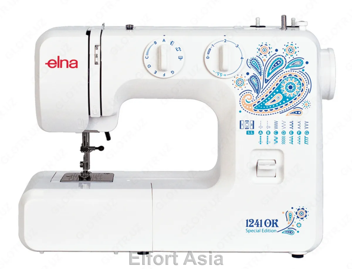 Elna 1241OK — это электромеханическая швейная машина#1