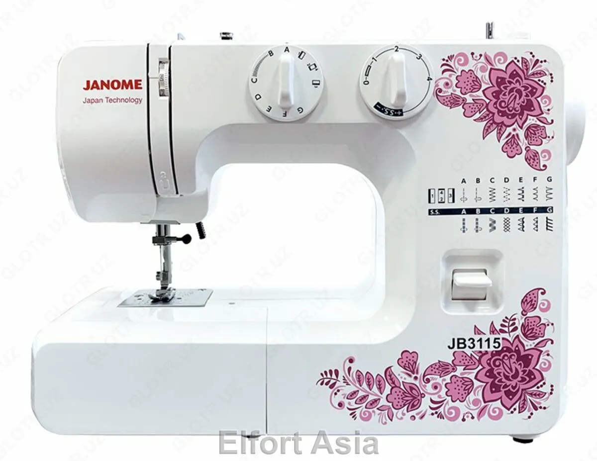 Janome JB3115 — лёгкая в управлении электромеханическая швейная машина#1