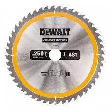 Пильный диск по дереву с гвоздями DEWALT, DT1957-QZ, 250 x 30 мм, 24 зубов#1