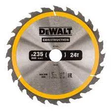 Пильный диск по дереву с гвоздями DEWALT, DT1954-QZ, 235 х 30 мм, 24 зубов#1