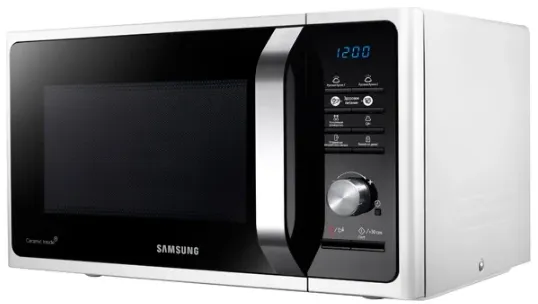 Микроволновая печь Samsung  MS23F301TAW, 23 л, 800 Вт, Блокировка от детей#1