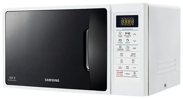Samsung Микроволновая печь GE83ARW, 23 л, 1200W, Биокерамика, МВ/Гриль, Белый#1