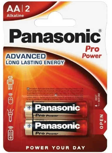 Батарейка Panasonic Pro Power AA/LR6, 2 шт.#1
