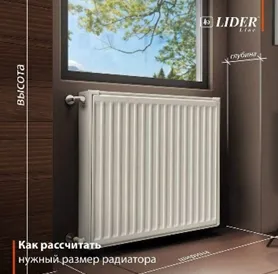 Панельный радиатор Lider Line (300х600)#1