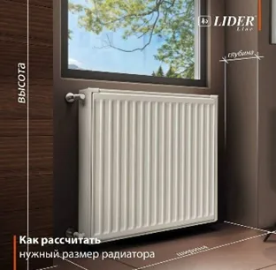 Панельный радиатор Lider Line (400х600)#1