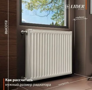 Панельный радиатор Lider Line (500х2000)#1