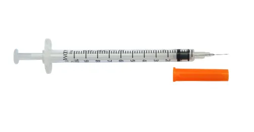 Шприц инсулиновый 0.5мл U-100 KDM Германия#2