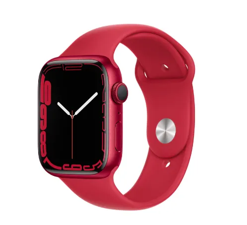 Умные часы Apple Watch Series 7 45mm Aluminium with Sport Band, красный#1
