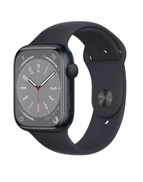Smart soat Apple Watch Series 8 (GPS), 45 mm, qorong'u tun#1