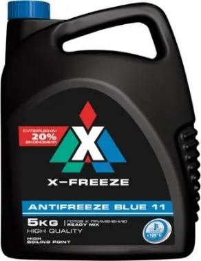 Охлаждающая жидкость X-FREEZE blue 5 кг#1