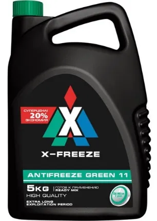 Антифриз X-FREEZE green 10 кг#1