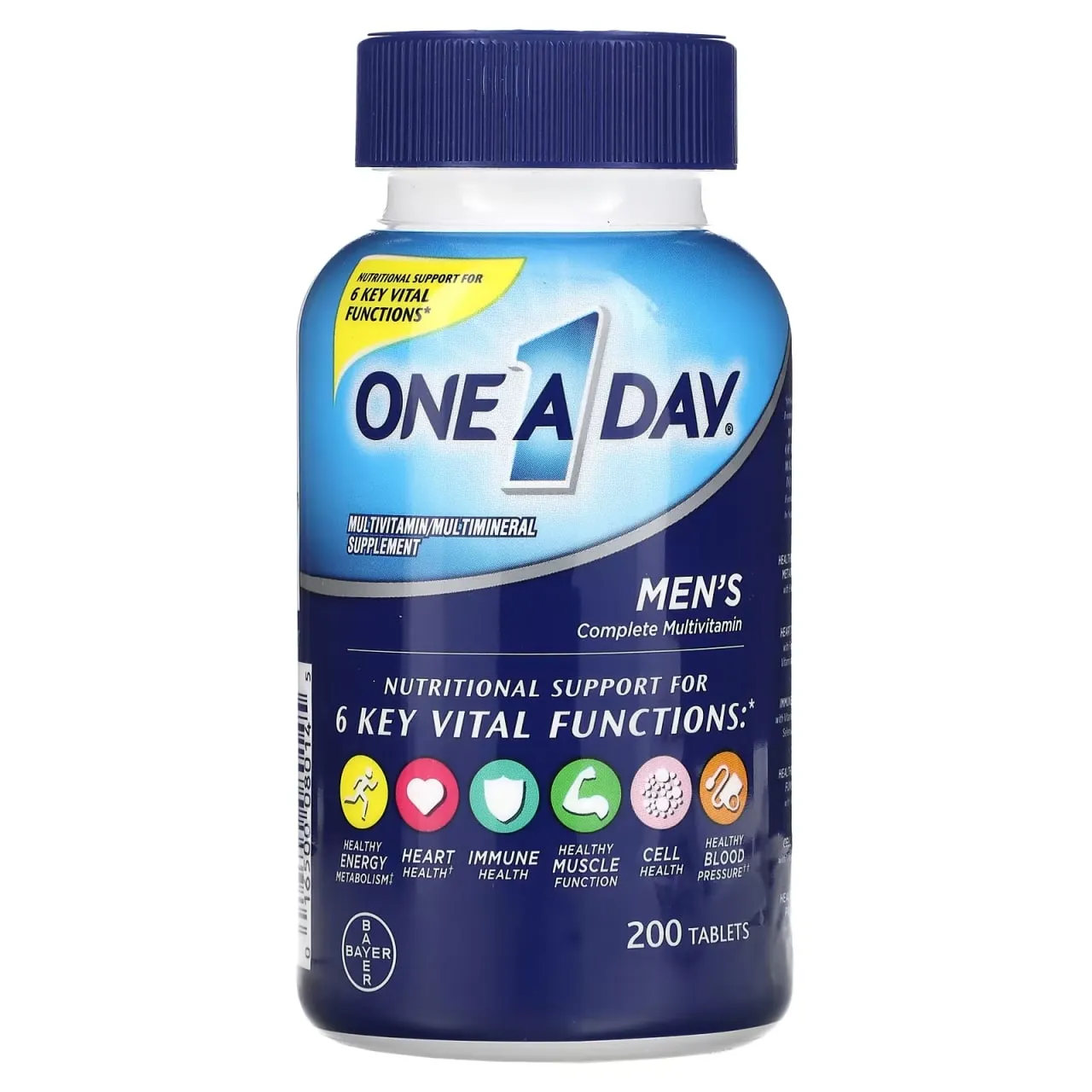 One-A-Day, полный мультивитаминный комплекс для мужчин, 200 таблеток#1