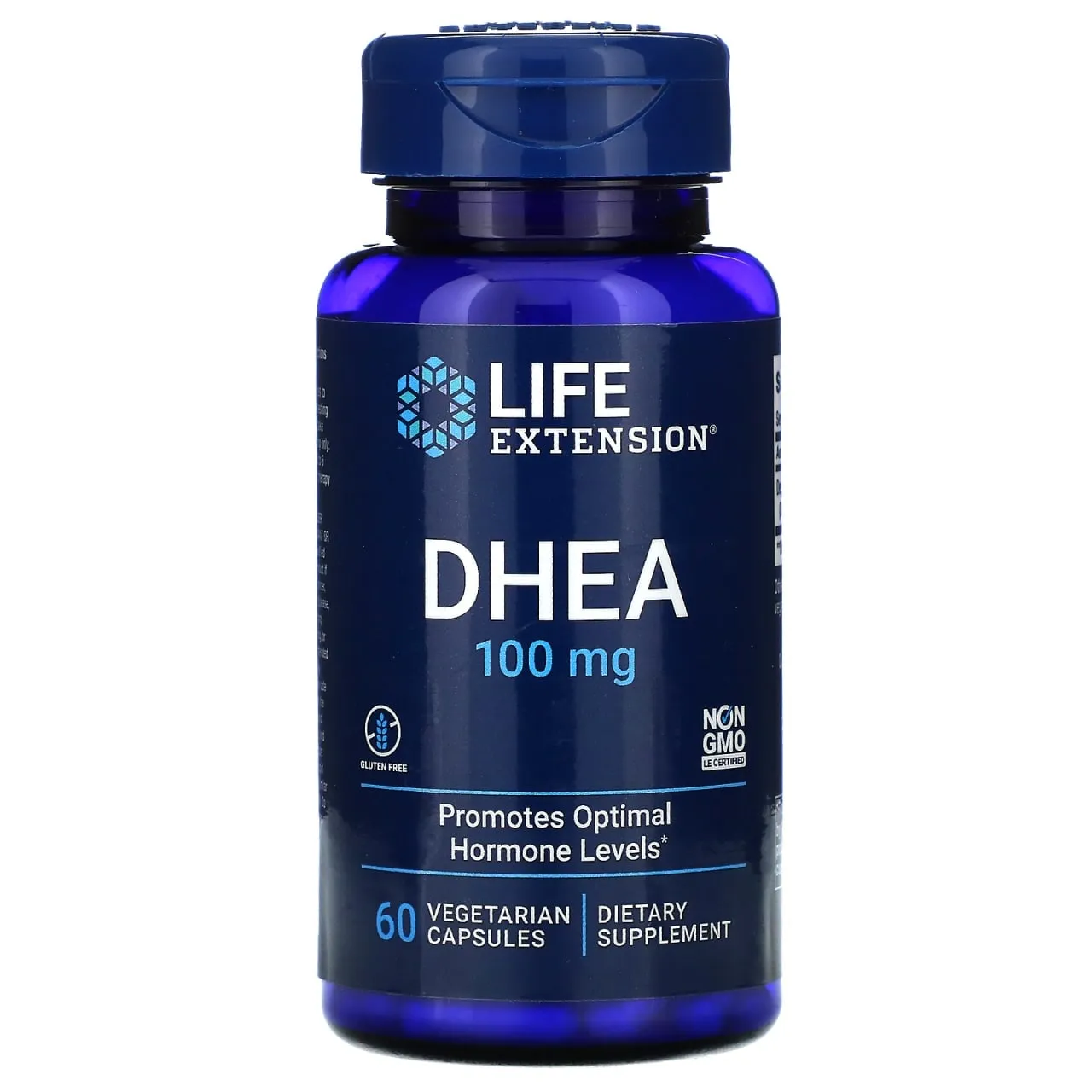 Life Extension, DHEA 100 мг, 60 вегетарианских капсул#1