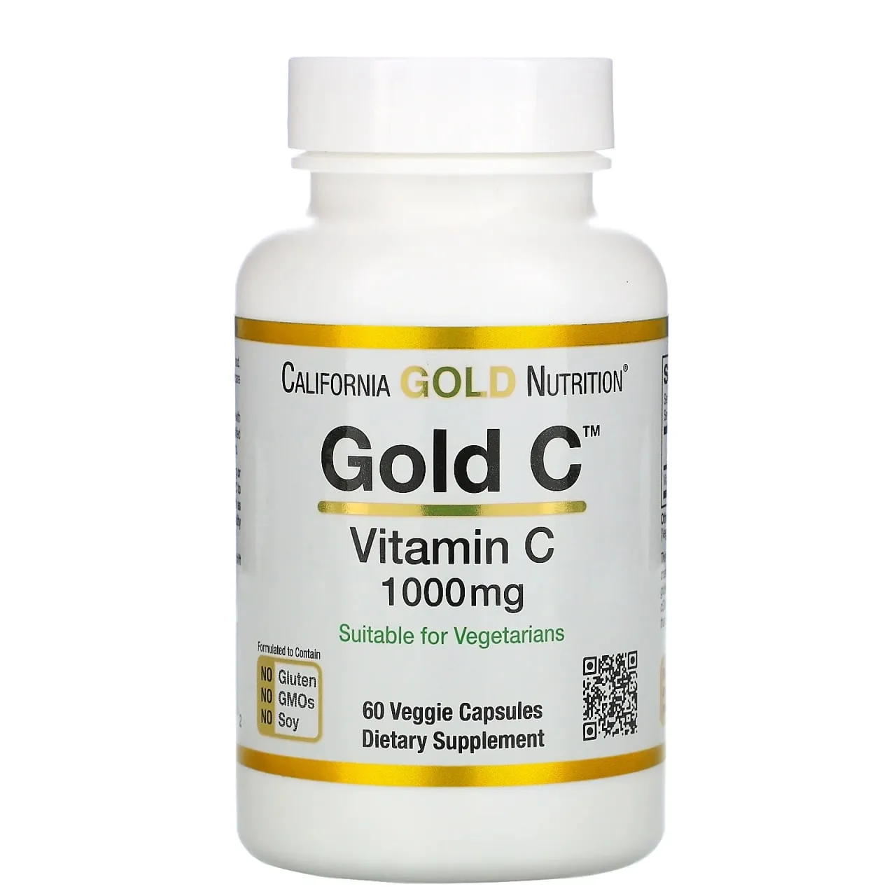 California Gold Nutrition, Oltin C, Vitamin C, 1000 mg, 60 Veg Kapsül#1