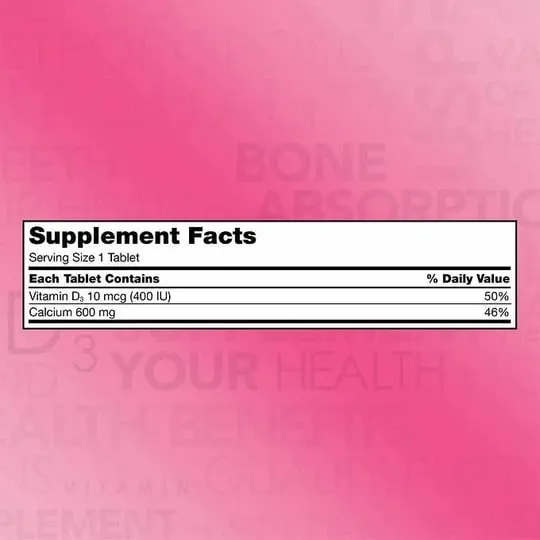 Кальций 600 мг + витамин Д3#2