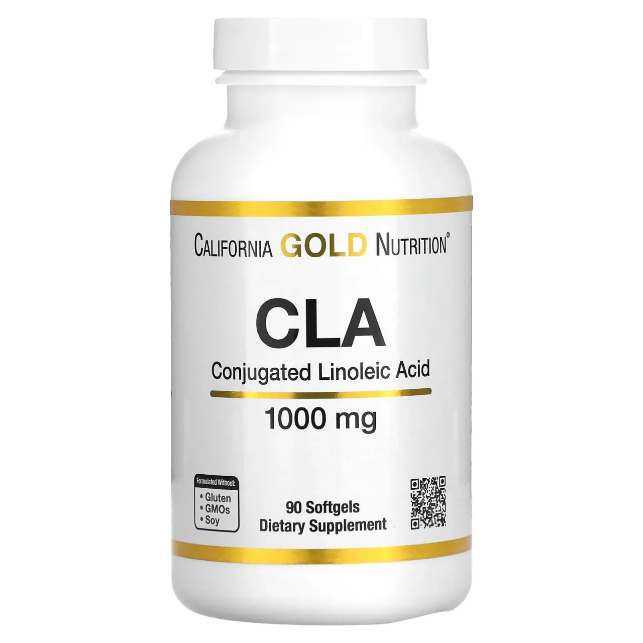 California Gold Nutrition, Clarinol, КЛК, коньюгированная линолевая кислота, 1000 мг, 90 мягких таблеток#1