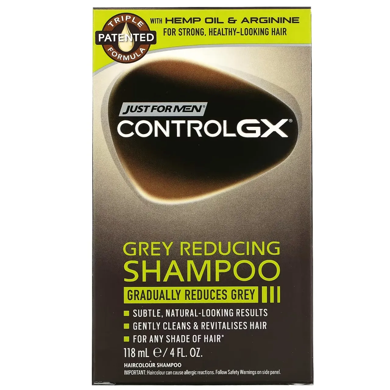Faqat erkaklar uchun, Control GX, Greyga qarshi shampun, 118 ml#1