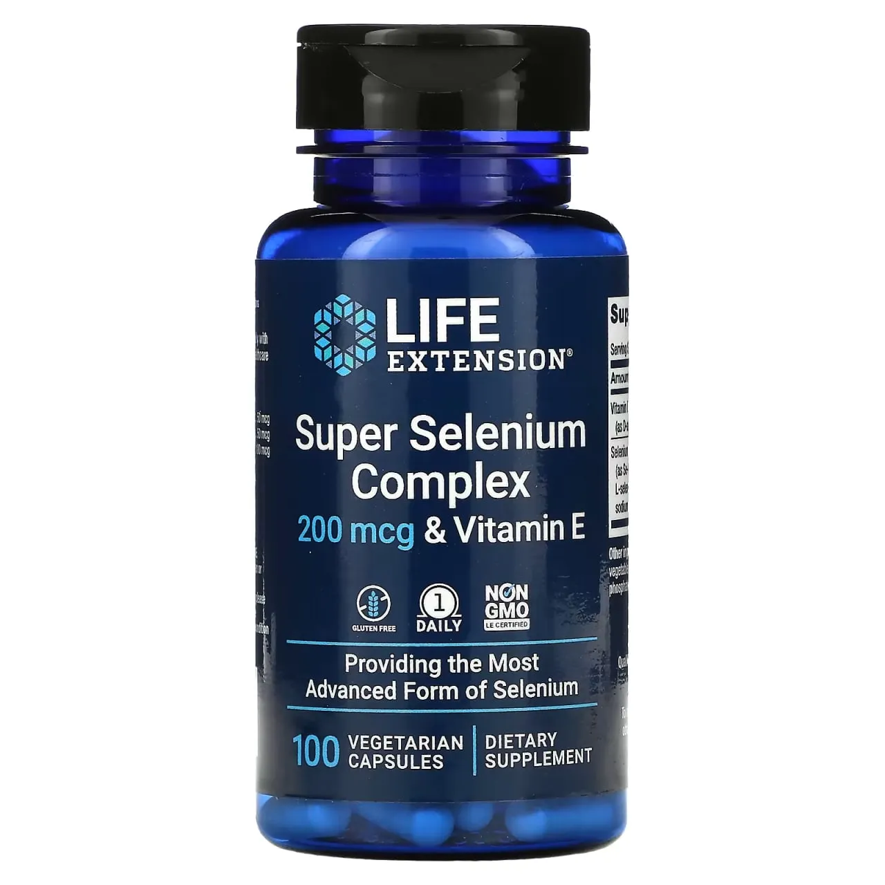 Life Extension, Super Selenium Vitamin E, 200 mkg, 100 Veg Kapsulalar#1