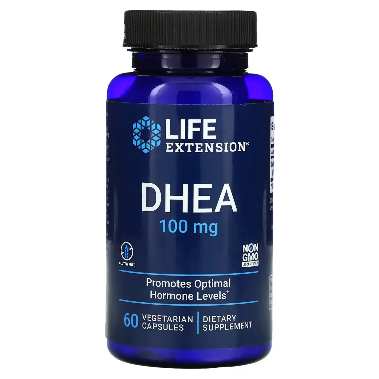 Life Extension, ДГЭА, 100 мг, 60 вегетарианских капсул#1
