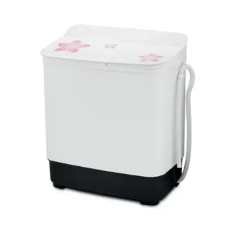 Полуавтоматическая стиральная машина Shivaki TG80P Бело-розовый#1