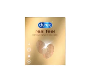 Durex Real Feel Prezervativlari №3 (Sintetik Lateks)#1