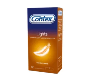 Contex Lights № 12 prezervativ (juda yupqa)#1