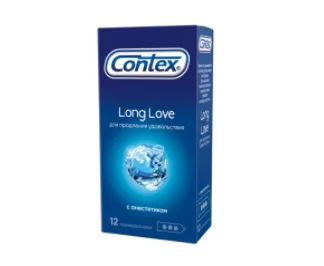 Contex Long Love №12 prezervativ (anestetik bilan)#1