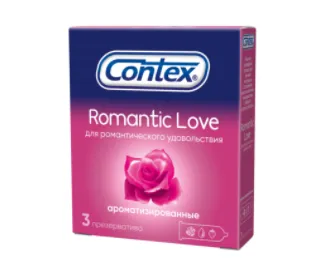 Contex Romantic Love №3 prezervativ (xushbo'y moyli)#1