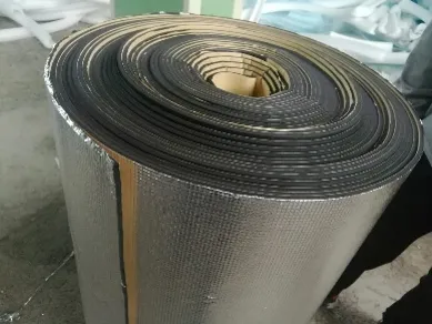 Вспененный каучук - Misot-flex алюминиевой фольгой и самоклеящийся слоем  06мм#4