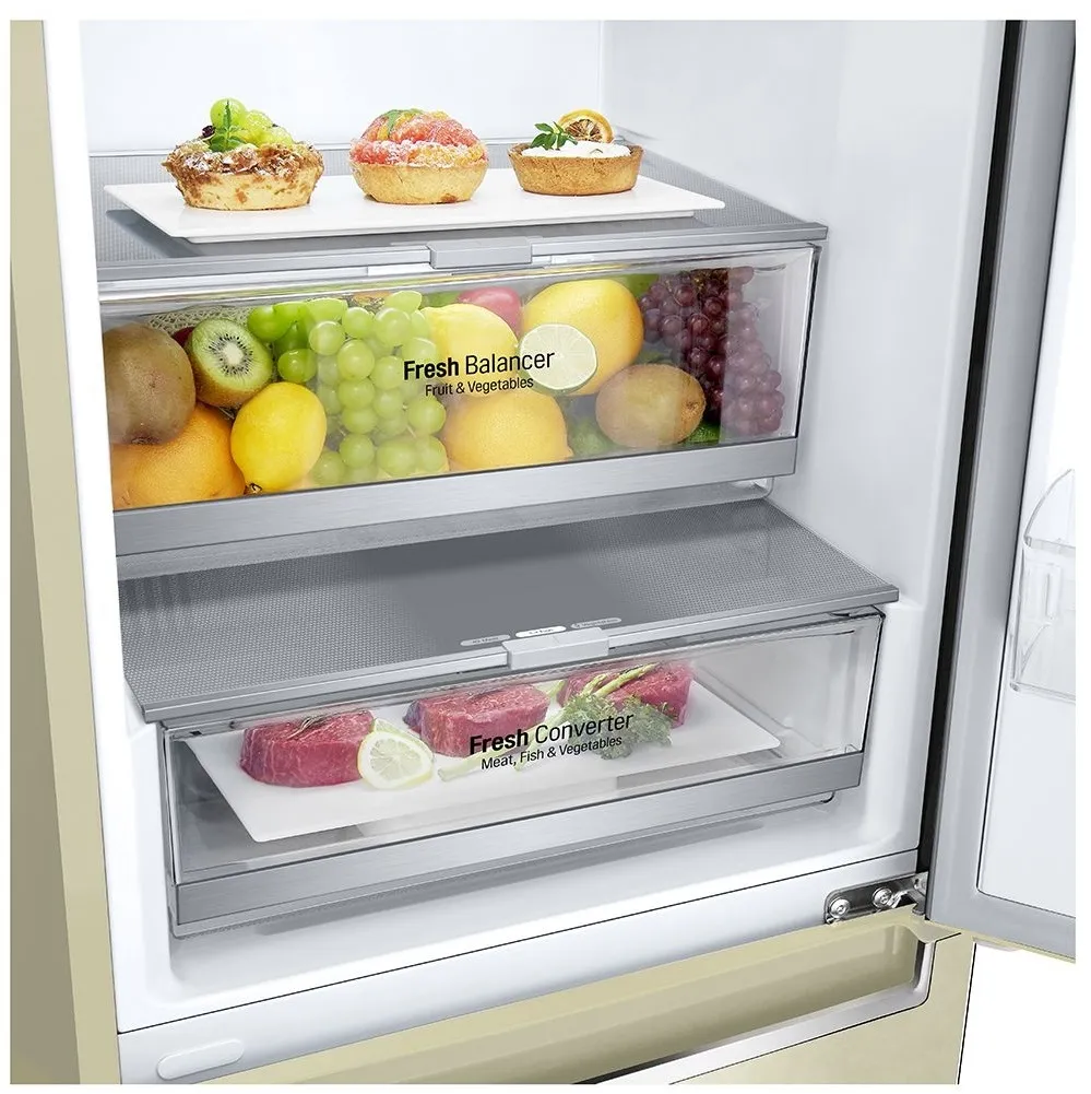 Холодильник  LG GC-B 459 SEDZ. Бежевый.  #3