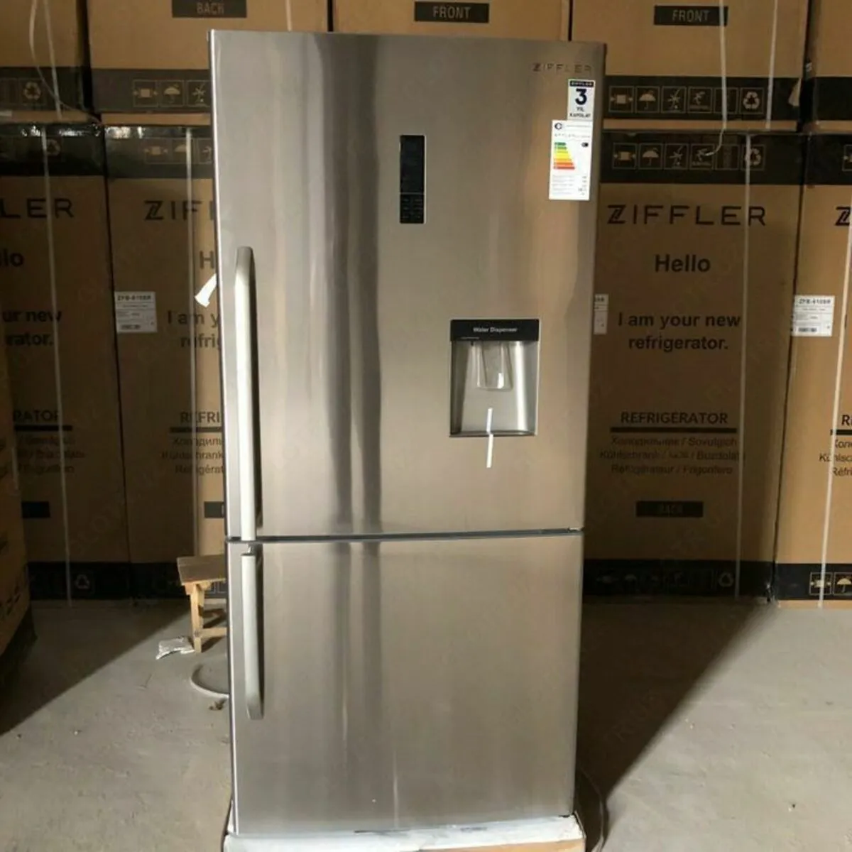 Холодильник  Ziffler ZFB 5275 RV. Серый.  #1