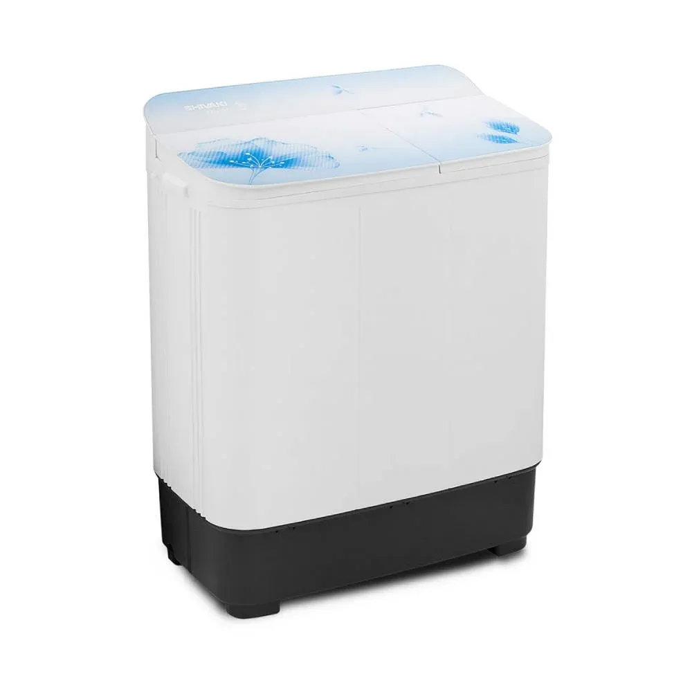 Полуавтоматическая стиральная машина Shivaki TG60F 3D. Белый/Синий#1