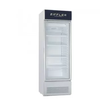 Витринный холодильник Ziffler 436 . Чёрный.  #1