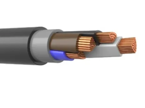 Силовой кабель на напряжение 660 В с медной жилой, с пластмассовой изоляцией и ПВХ оболочкой ВВГнг 4х50-1 #1