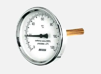 SITEM Термометр горизонтальный D80 mm, 0-120С, 100 mm#1