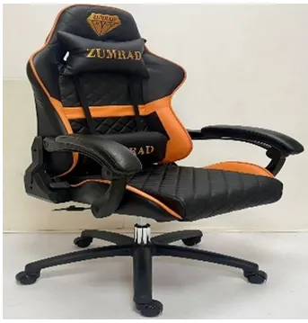 Игровое кресло ZUMRAD (черно-оранжевое)#1