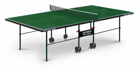 Стол теннисный Start line Game Outdoor с сеткой GREEN#1