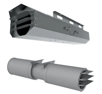 Осевые вентиляторы для подземных помещений ø 315-355-400-500 мм  300°c / 2 ч согласно en 12101-3  ip55#1