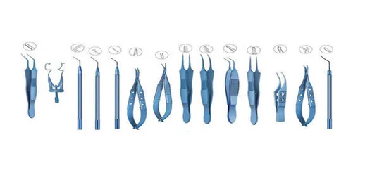 Набор инструментов для микрохирургии Титан#1