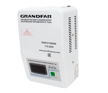 Стабилизатор напряжения GRANDFAR SDW-D1500VA 110-250V#1