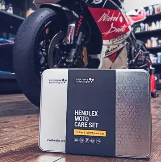Набор для ухода за мотоциклом – защита одежды и шлема HENDLEX MOTO CARE SET#1